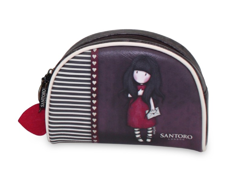 BOLSO GORJUSS SA0000200 SEMIOVAL ROJO 18x13 CM