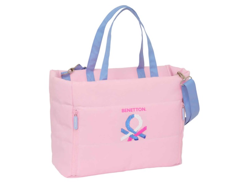BOLSO  SAFTA 642416293 BENETTON PINK PORTATIL 14,1