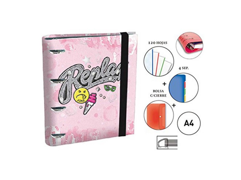 CARPETA 4/A Fº SENFORT REPLAY 81047-266 ROSA