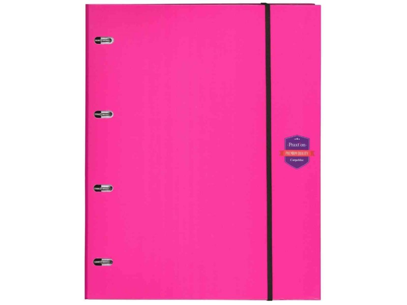 CARPEBLOC 4/A A4 PRAXTON CART 20 MM FUCSIA+100 HO