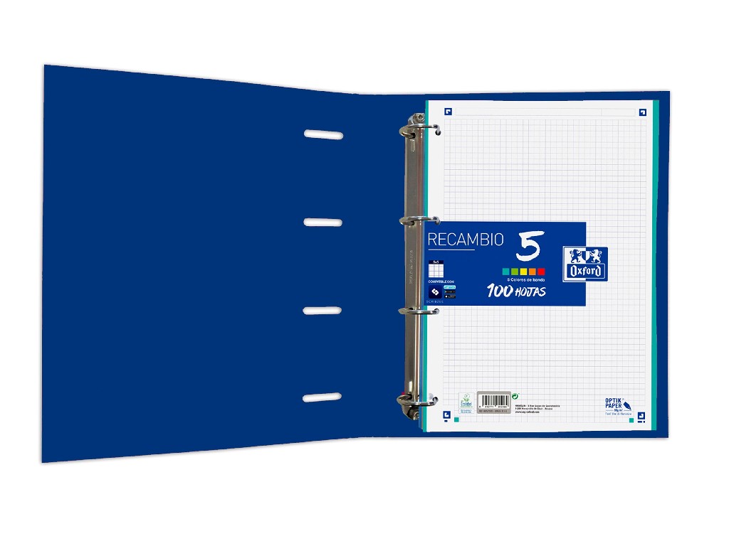 CARPEBLOC 4/A A4 OXFORD CLASSIC AZUL MA 400109181