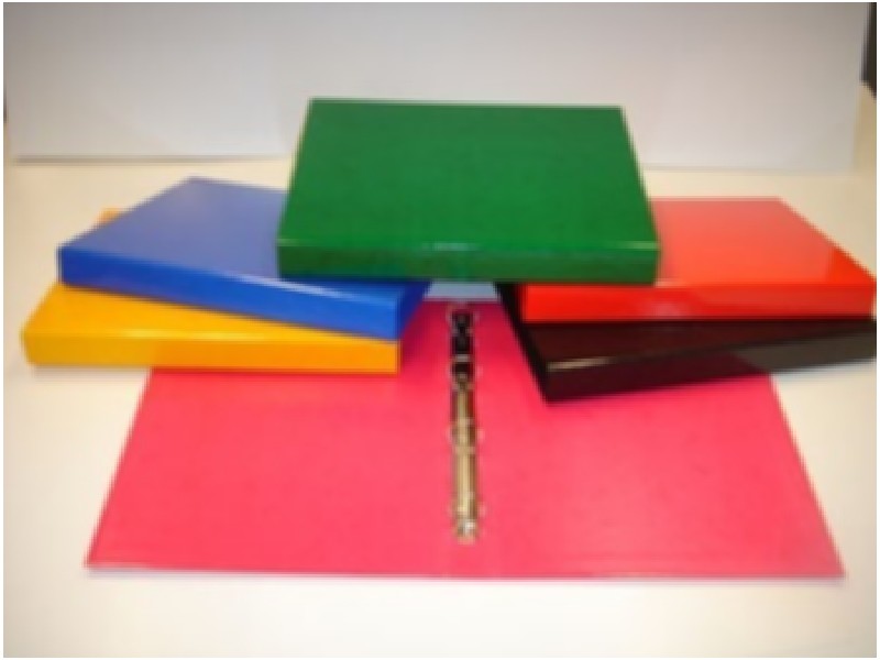 CARPETA FORRADA COLOR SARO Fº 4/A 40 MM AMARILLA