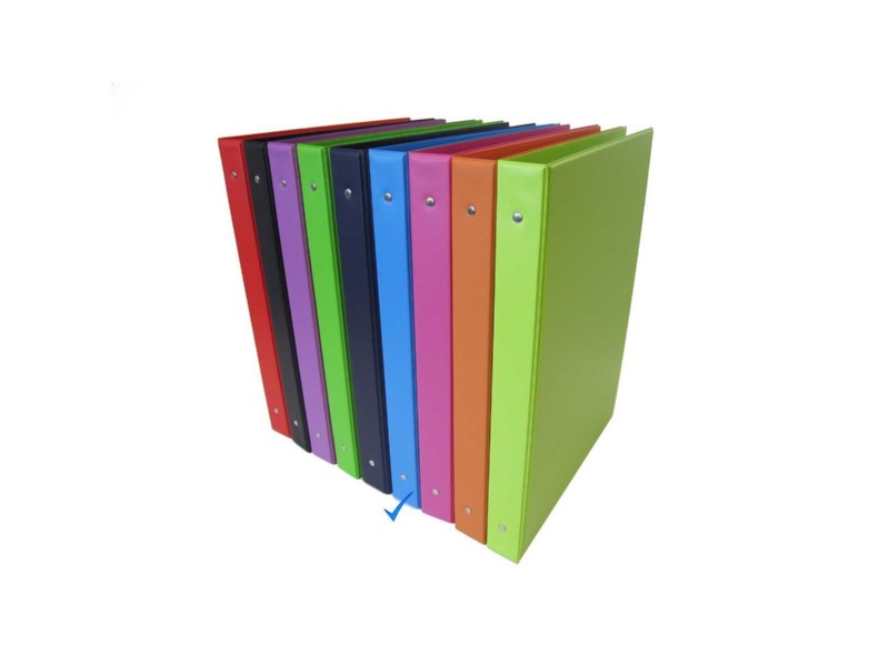 CARPETA LISA PLASTICO Fº 4/A 40 SARO CELESTE