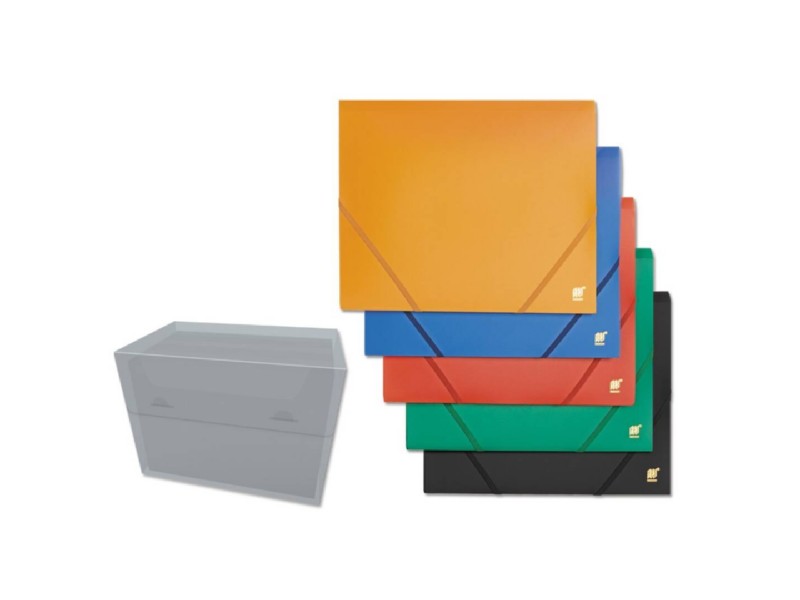 CARPETA GOMAS A-4 POESSA P.P. SOLAPA COLOR 552020/