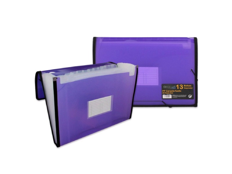 CARPETA FUELLE OFFICE CLUB PP FRAME MORADO 324021