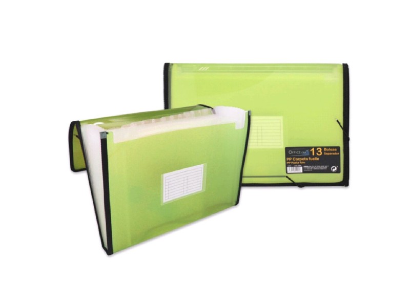 CARPETA FUELLE OFFICE CLUB PP FRAME VERDE 324024 