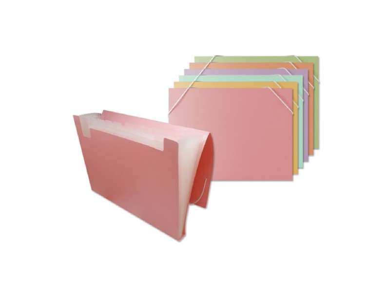 CARPETA FUELLE BISMARK A4 COLORES PASTEL 326625 /