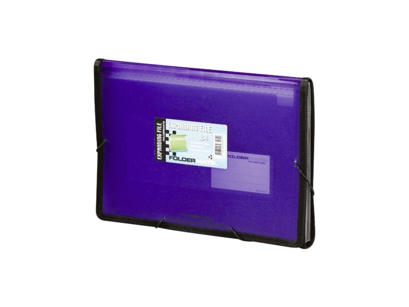 CARPETA FUELLE FOLDERMATE  134 A4 GOMAS VIOLETA