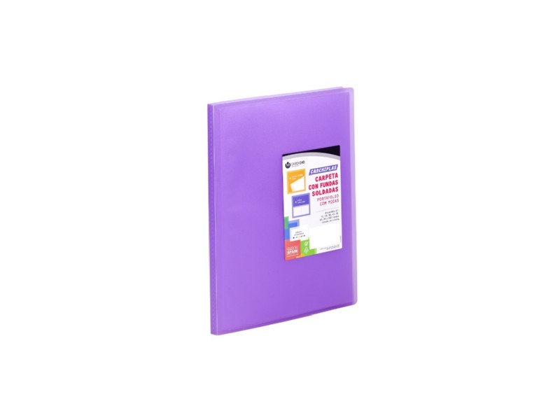 CARPETA FUNDAS A-4  40-H CARCHIPLAS VIOLETA /