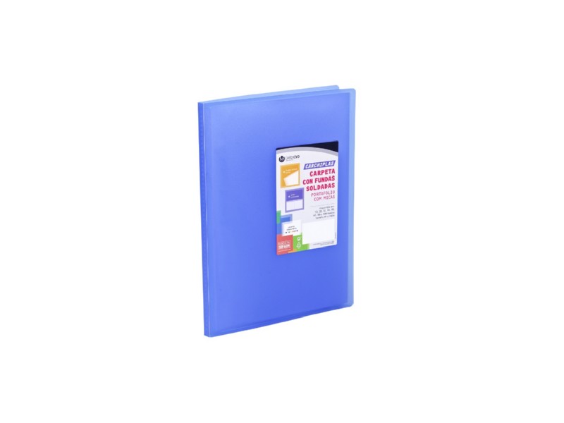 CARPETA FUNDAS A-4  50-H CARCHIPLAS AZUL /