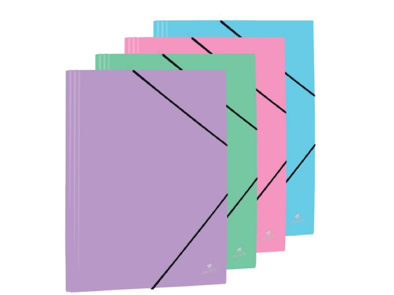 CARPETA PLAST. SOLAPA Fº LISA MARIOLA 4 COLOR PAST