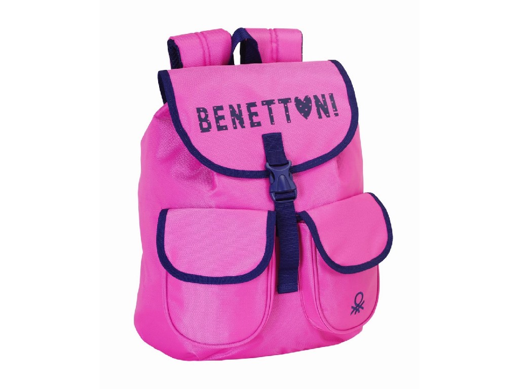 MOCHILA SAFTA 611651738 BENETTON HEART SOLAPA
