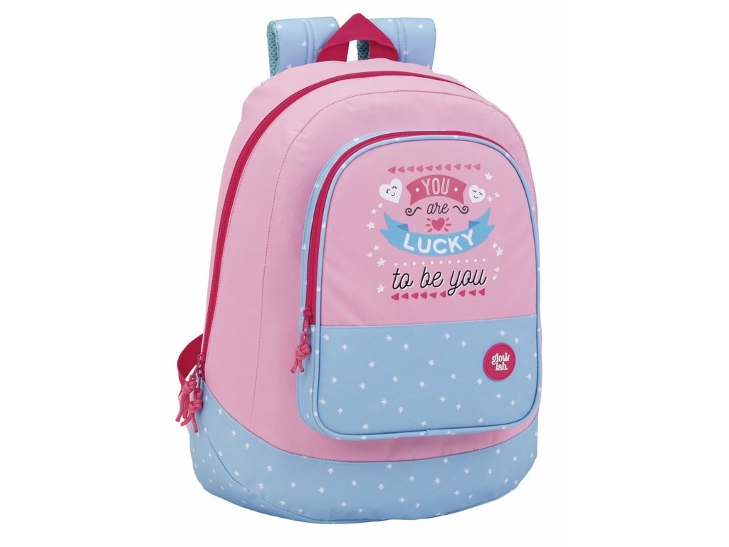 MOCHILA SAFTA 611733572 GLOWLAB 33x46 CM
