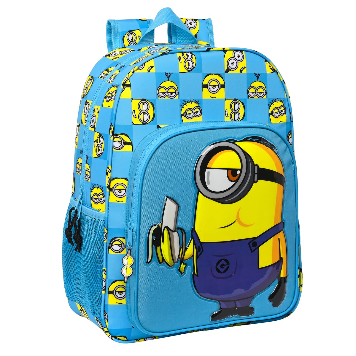 MOCHILA SAFTA 612228180 MINIONSSTATIC 33 CM ADAPTA
