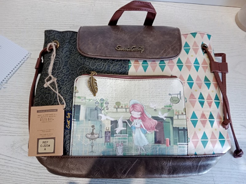 MOCHILA SWEET&CANDY C223 A-B-D- GRANDE
