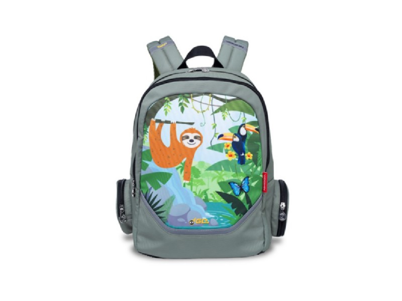 MOCHILA NIKIDOM 9802 ROLLER GO RAINFOREST SELVA