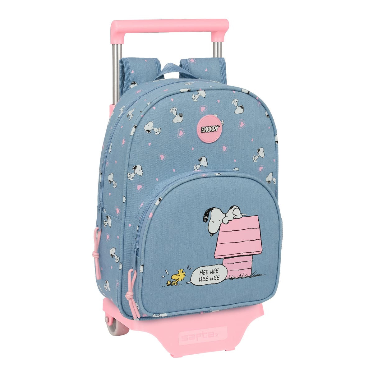 MOCHILA SAFTA 612639020 SNOOPY CARRO