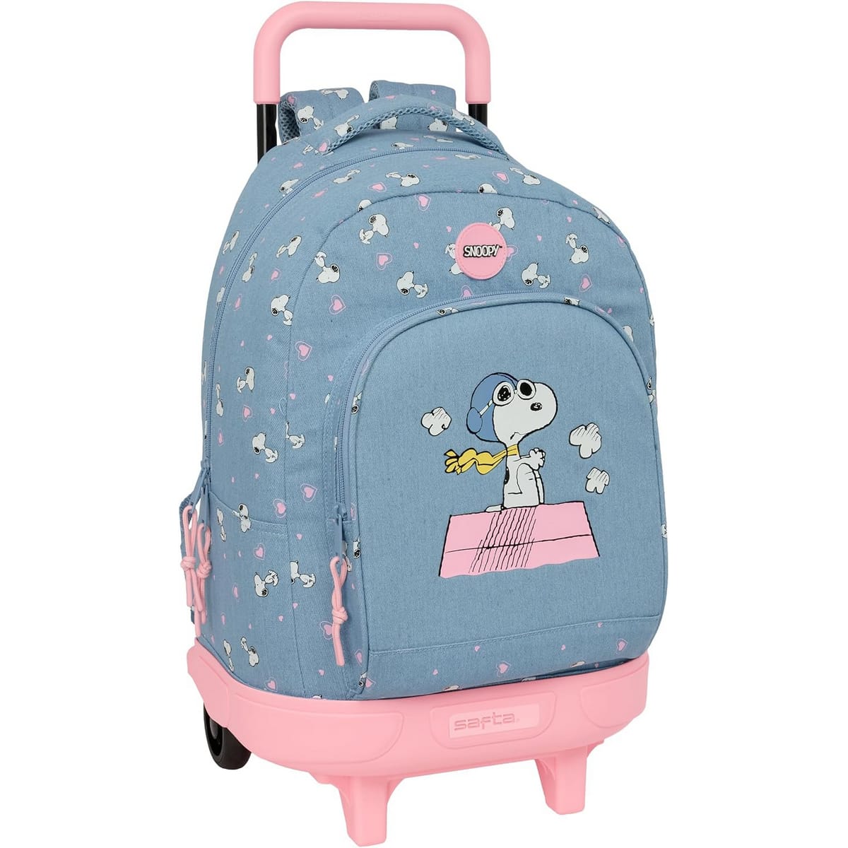 MOCHILA SAFTA 612639918 SNOOPY CARRO COMPACT
