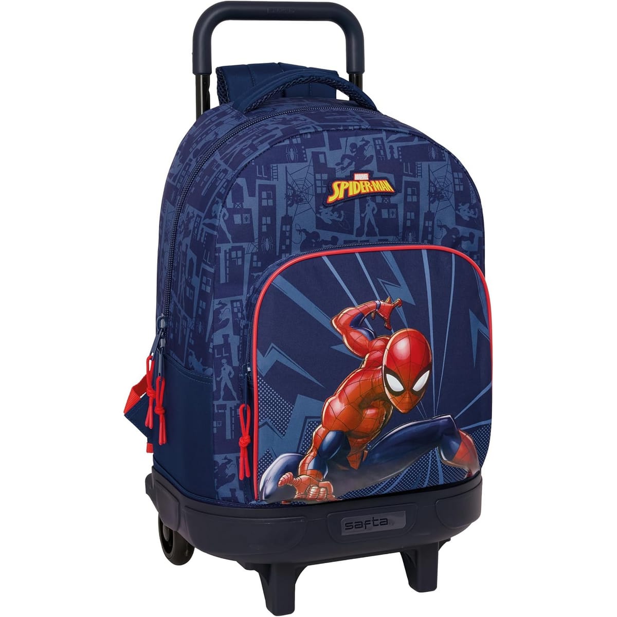 MOCHILA SAFTA 612643918 SPIDER-MAN CARRO COMPACT