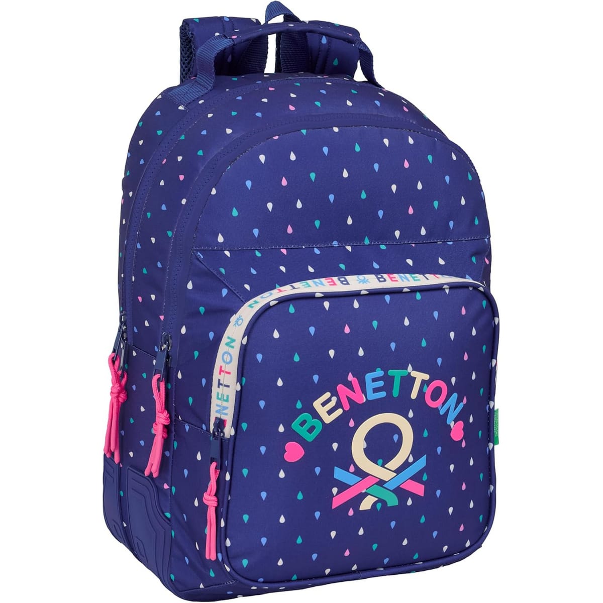 MOCHILA SAFTA 612650773 BENETTON DROP DOBLE ADAPTA
