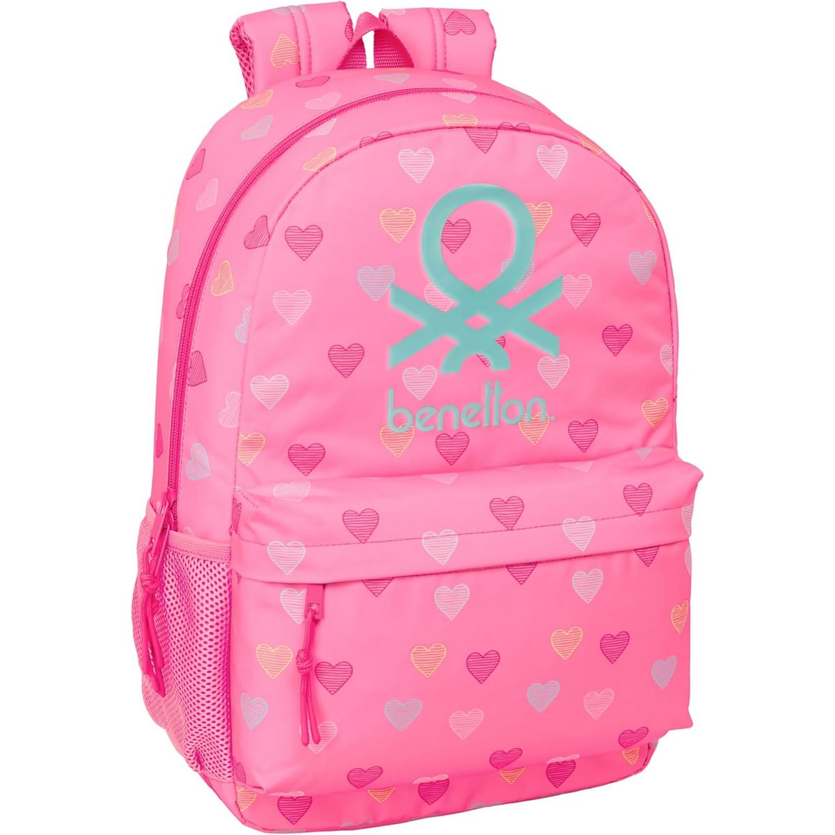 MOCHILA SAFTA 612651758 BENETTON HEART ADAPTABLE