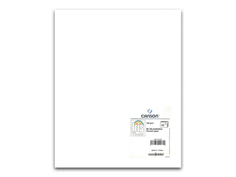 CARTULINA 50x65 BLANCA PTE/125 200040246 50x65