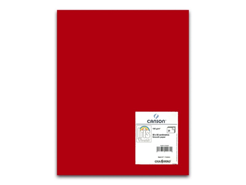 CARTULINA 50x65 GRANATE PTE/25 200040229
