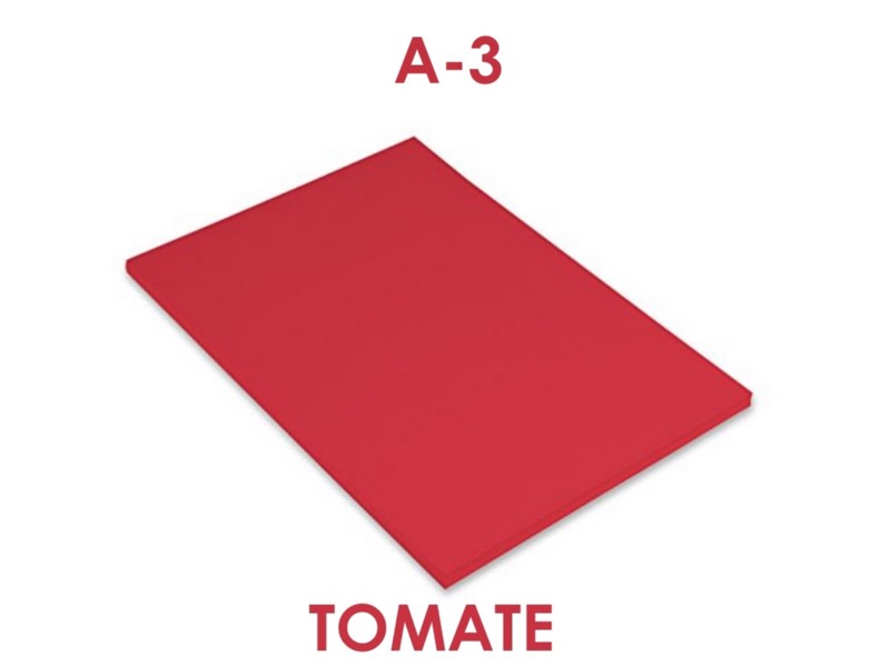 CARTULINA A-3 TOMATE PTE/50 200040193