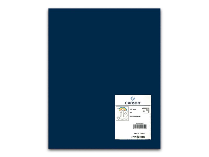 CARTULINA A-3 AZUL ULTRAMAR PTE/50 200040203