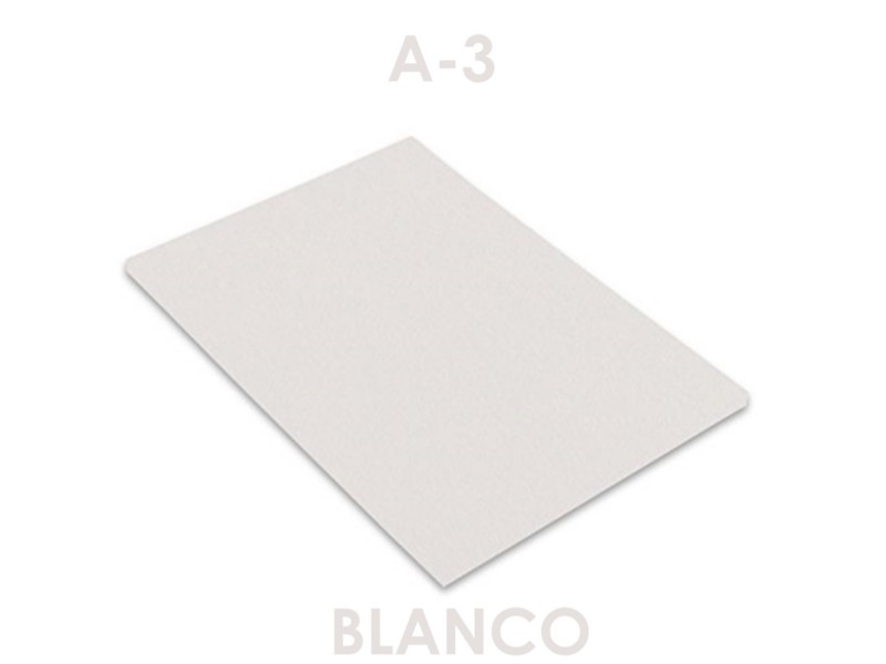 CARTULINA A-3 BLANCA PTE/50 200040180