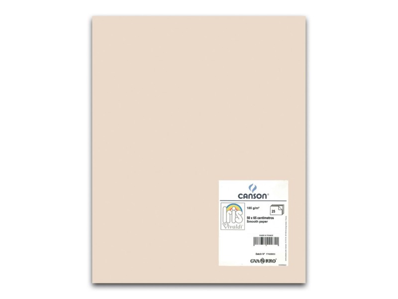 CARTULINA 50x65 CREMA PTE/25 200040219