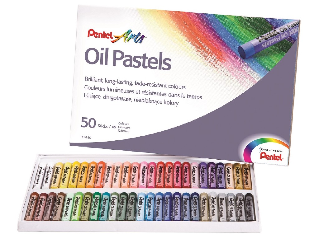 CERA PENTEL PASTEL ACEITE C/50 UNIDADES PHN450SR