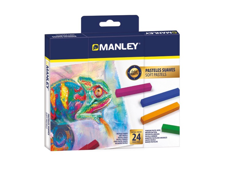 CERA MANLEY PASTEL SUAVE C/24 COLORES 