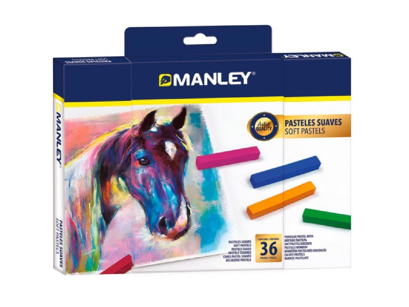 CERA MANLEY PASTEL SUAVE C/36 COLORES 
