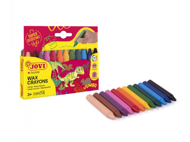 CERA JOVI COLOR 12 COLORES JUMBO 980/12 /