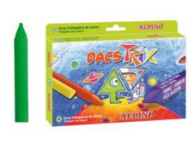 CERA DACSTRIX 12 COLORES TRIANGULAR DA000125