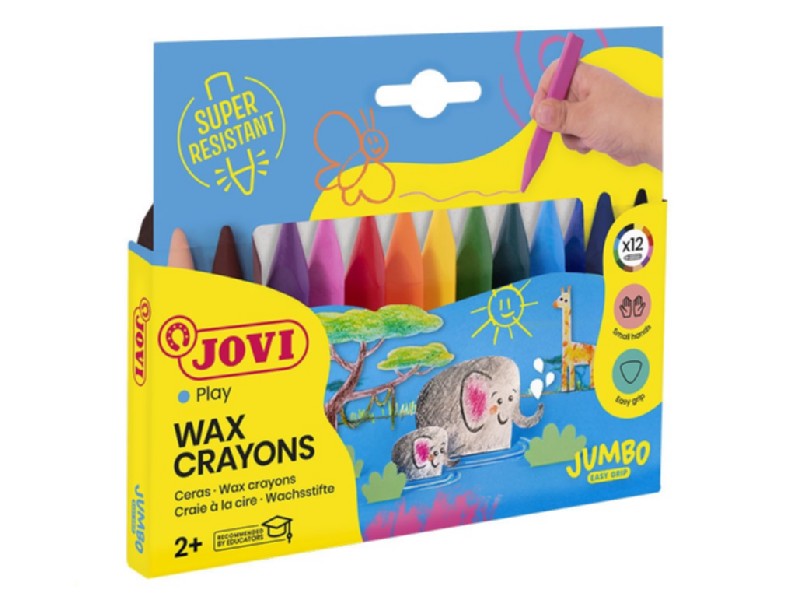 CERA JOVI COLOR TRIWAX 12 COLORES 973/12