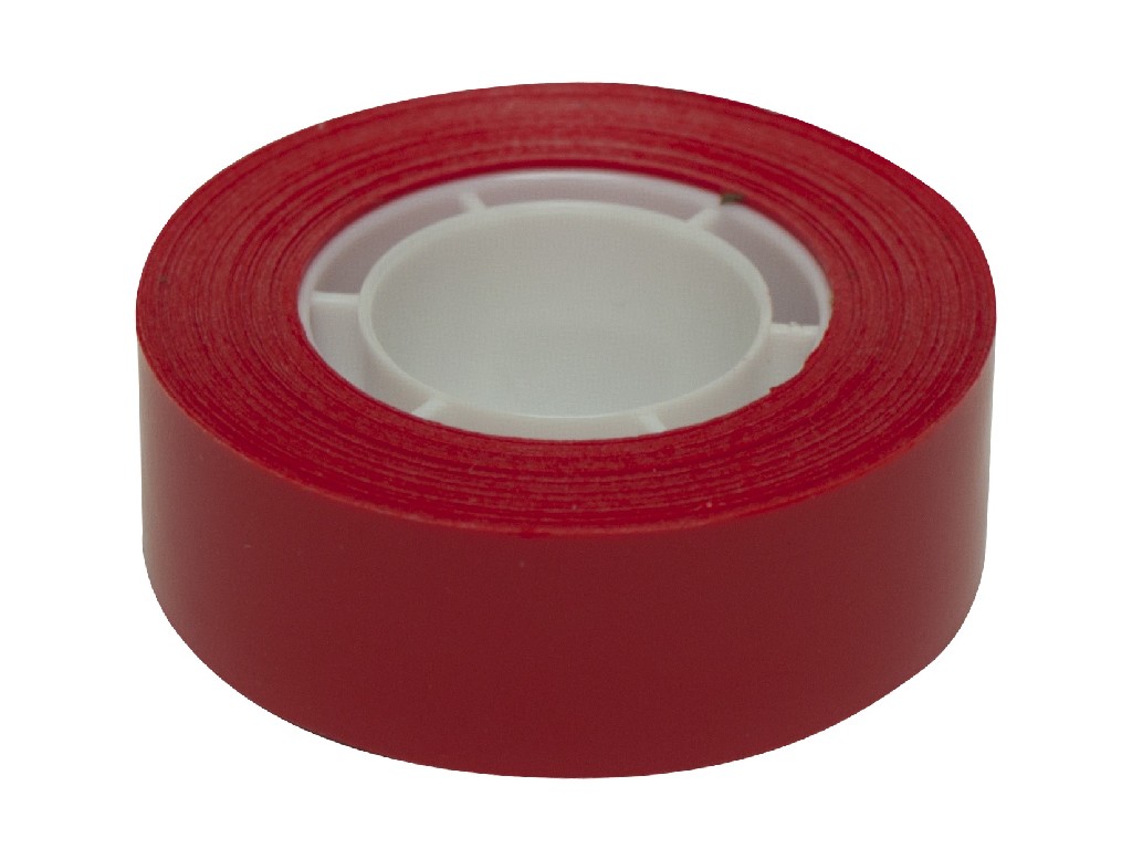 CINTA ADHESIVA 33 x 19 COLOR ROJA APLI 12272