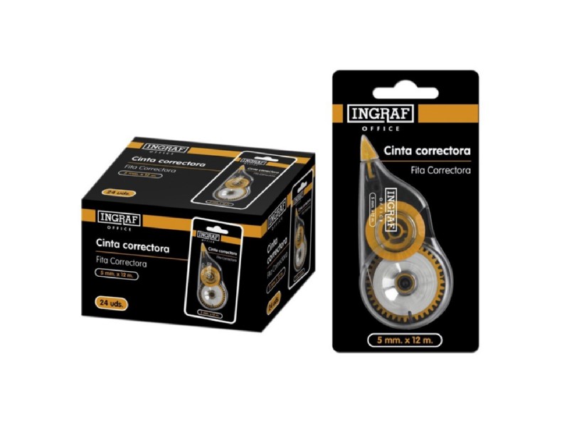 CORRECTOR INGRAF CINTA 5 MM x 12 M 320083 /