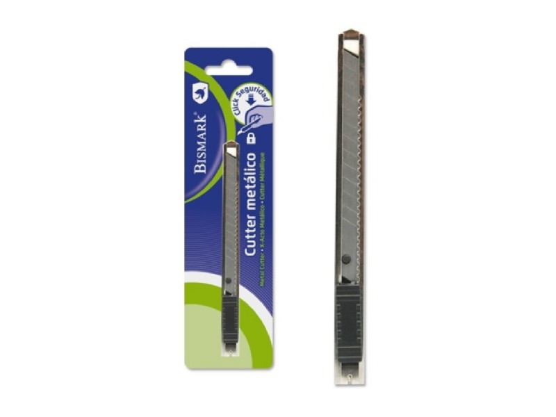 CUTTER BISMARK METALICO CUCHILLA  9 MM 319723