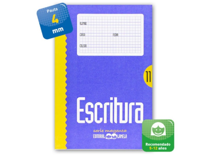 CALIGRAFIA LAMELA ESCRITURA SERIE MAGENTA Nº 11