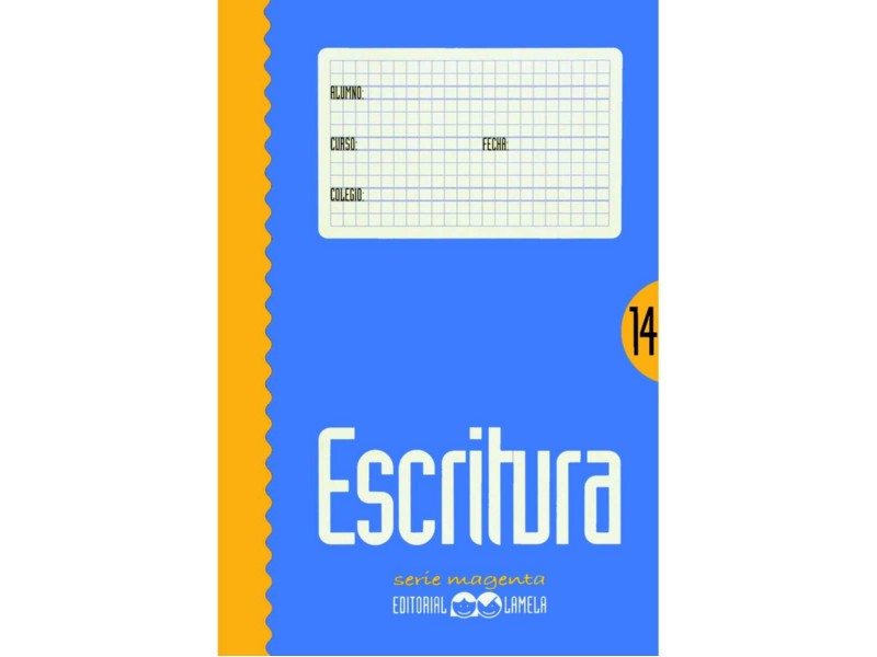 CALIGRAFIA LAMELA ESCRITURA SERIE MAGENTA Nº 14