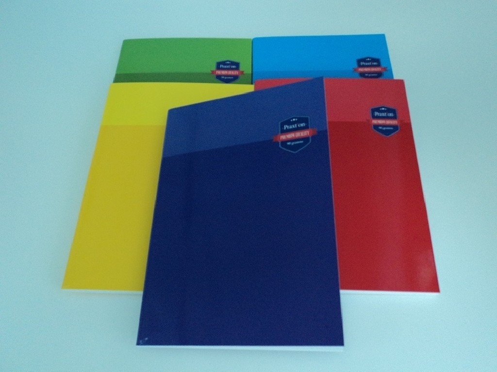 CUADERNO 48 H. A-5 PRAXTON CUADRO 8x8 MM 90 GR.