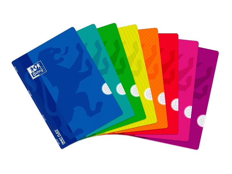 CUADERNO 48 H. A-4 OXFORD PLASTICO 4x4MM 400026393