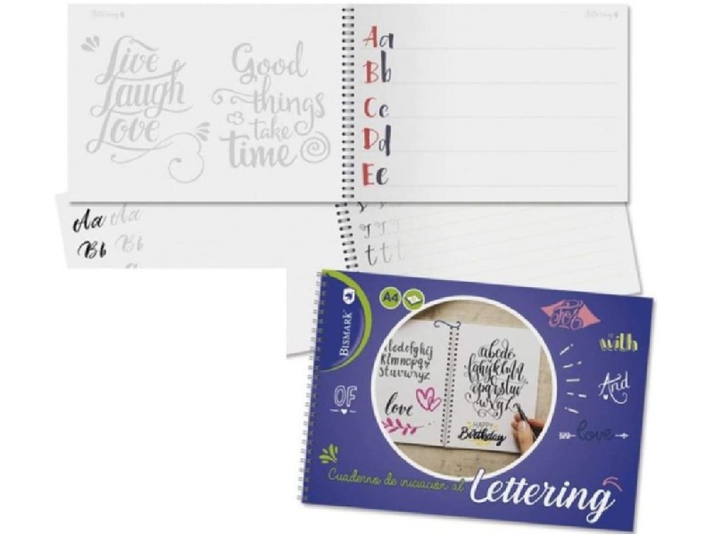 CUADERNO BISMARK A-4 32 H LETTERING 328440 ESPIRAL