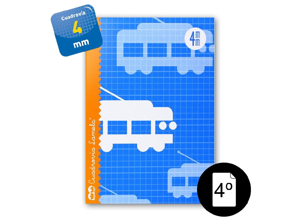 CUADERNO LAMELA 4º 16 H 4 MM 05004