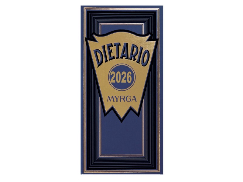 DIETARIO MYRGA 2026 2/3 Fº 1 D/P AZUL 2101AZ