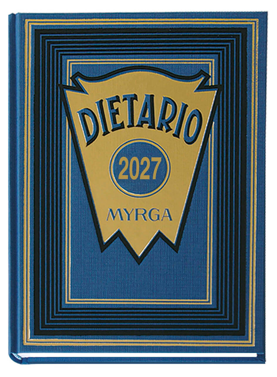 DIETARIO MYRGA 2027 4º 1 D/P AZUL 2111AZ