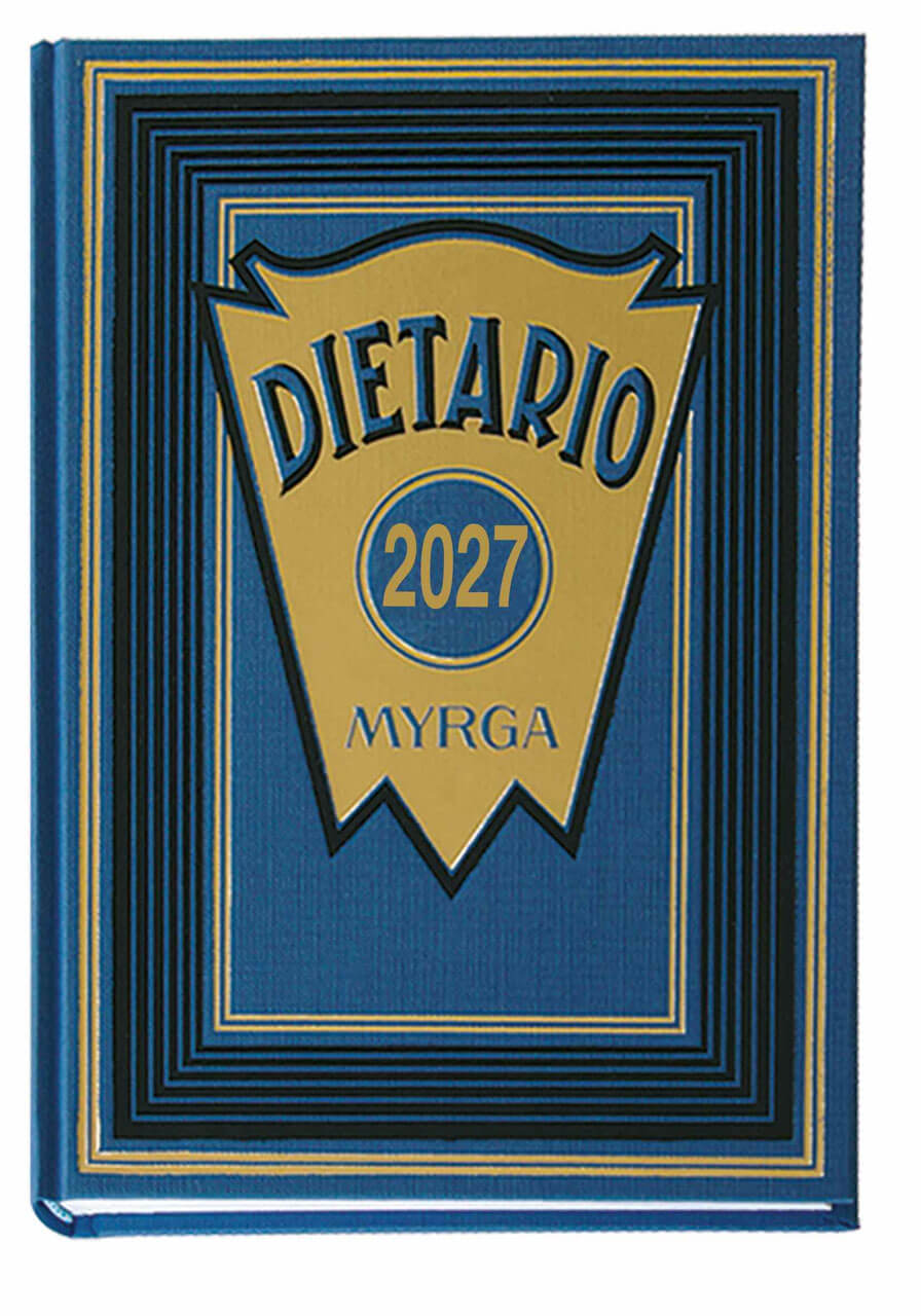 DIETARIO MYRGA 2027 8º 1 D/P AZUL 2115AZ