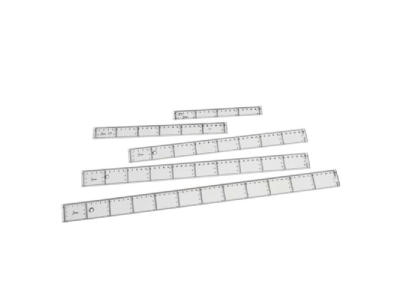 REGLA PLASTICO 50 CM.